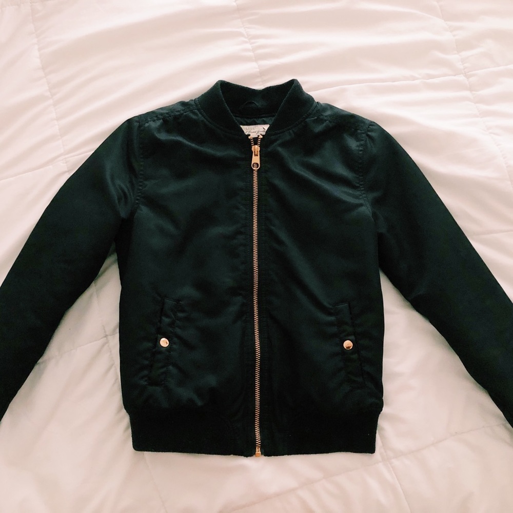 Black Bomber Jacket